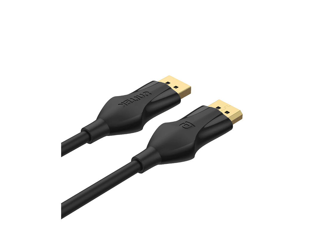 Unitek 8K DisplayPort 1.4 Cable in Black (8K @60Hz, 4K 144Hz, 1440p @240Hz) 3M in Qatar Unitek 8K DisplayPort 1.4 Cable in Black (8K @60Hz, 4K 144Hz, 1440p @240Hz) 3M in Qatar
